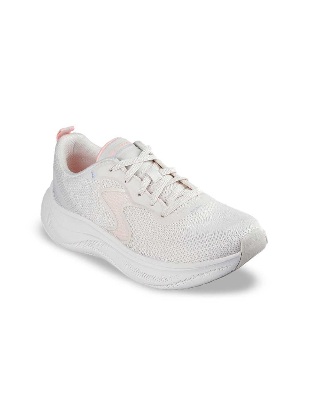 Skechers Skech Cloud-Smooth Wave Women Casual Round Toe Lace-Ups Colourblocked Sneakers