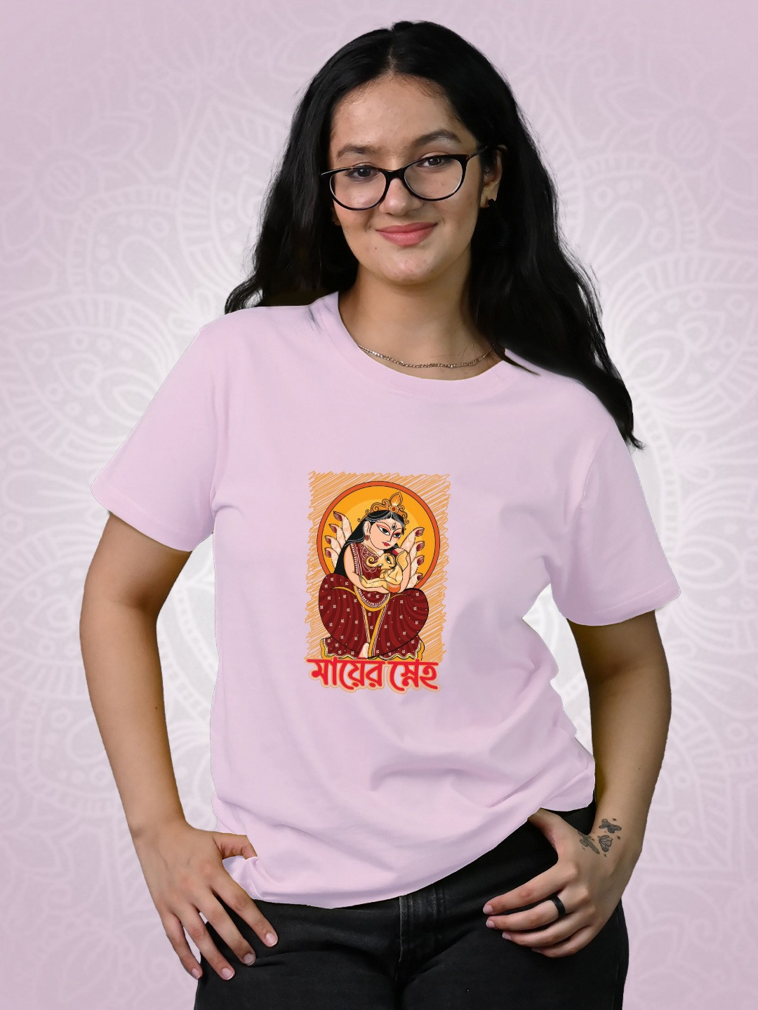 Tedhi Medhi Family Printed T-shirt