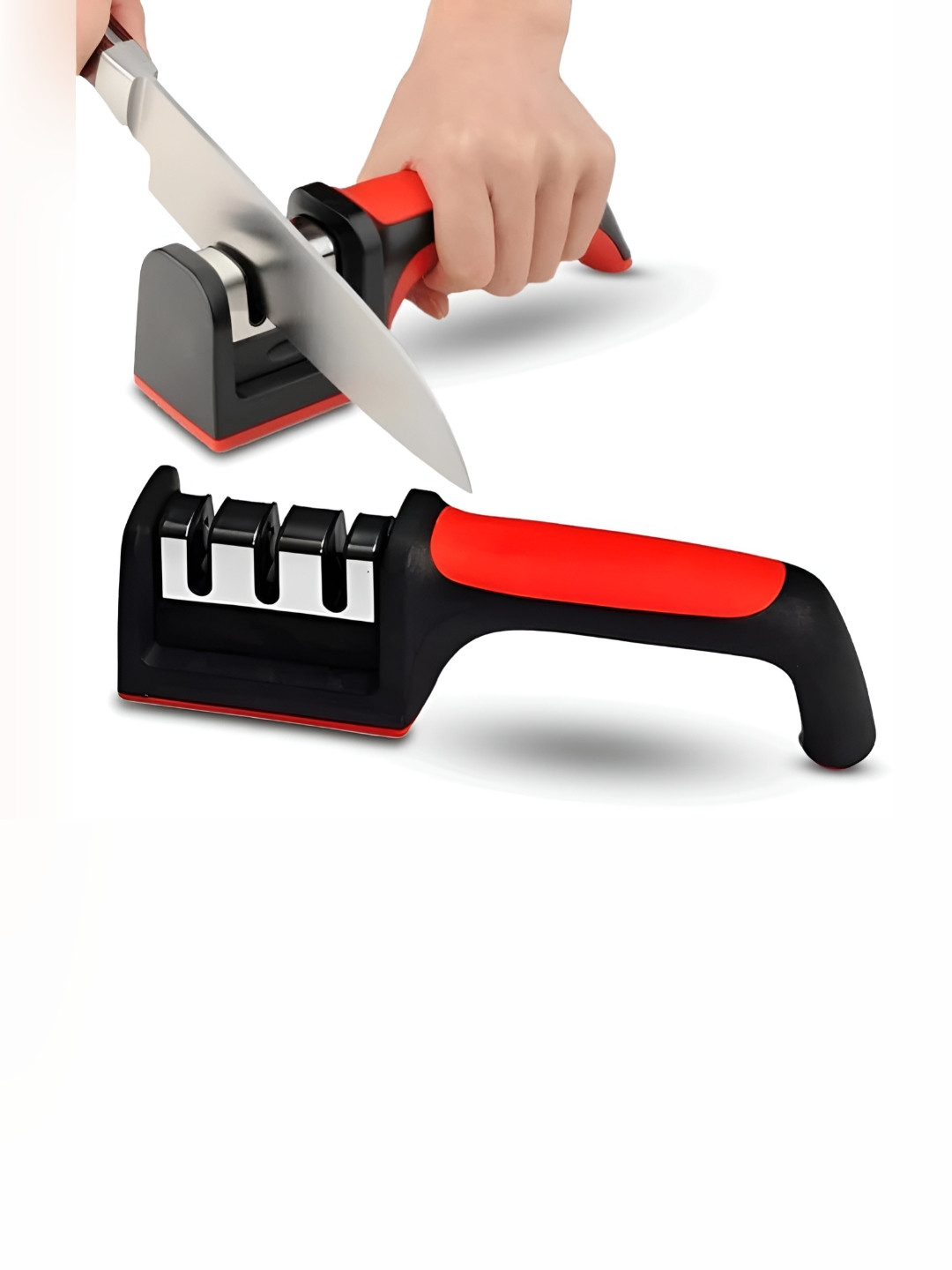 Virtuous Black Plastic Knife Sharpener