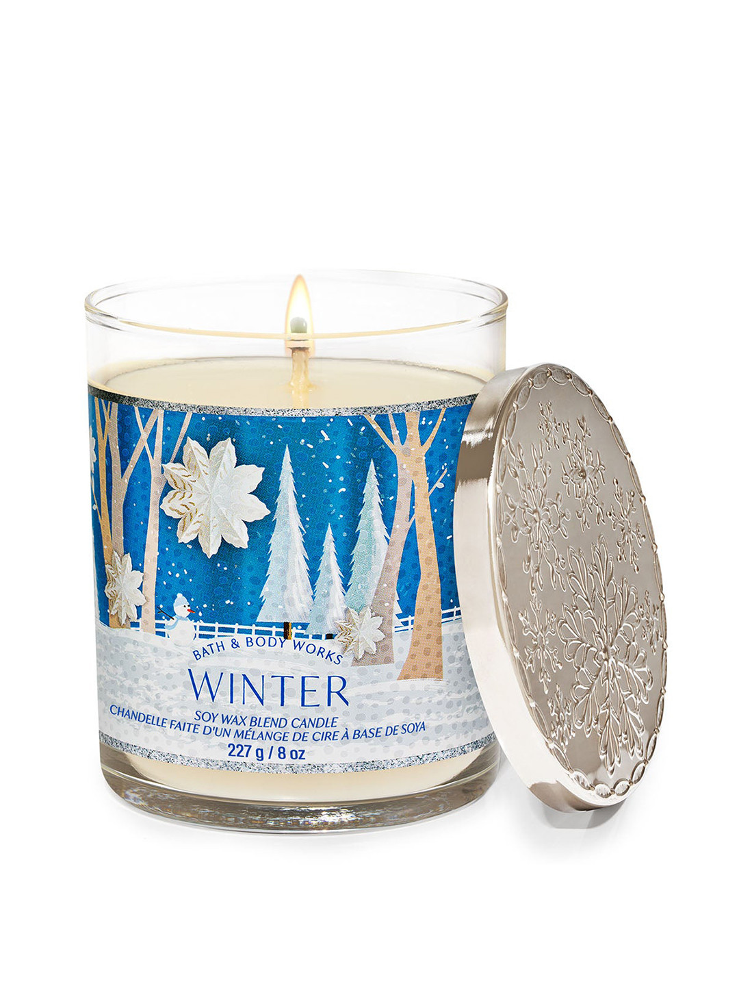 Bath & Body Works Winter Soy Wax Blend Single Wick Candle - 227 g