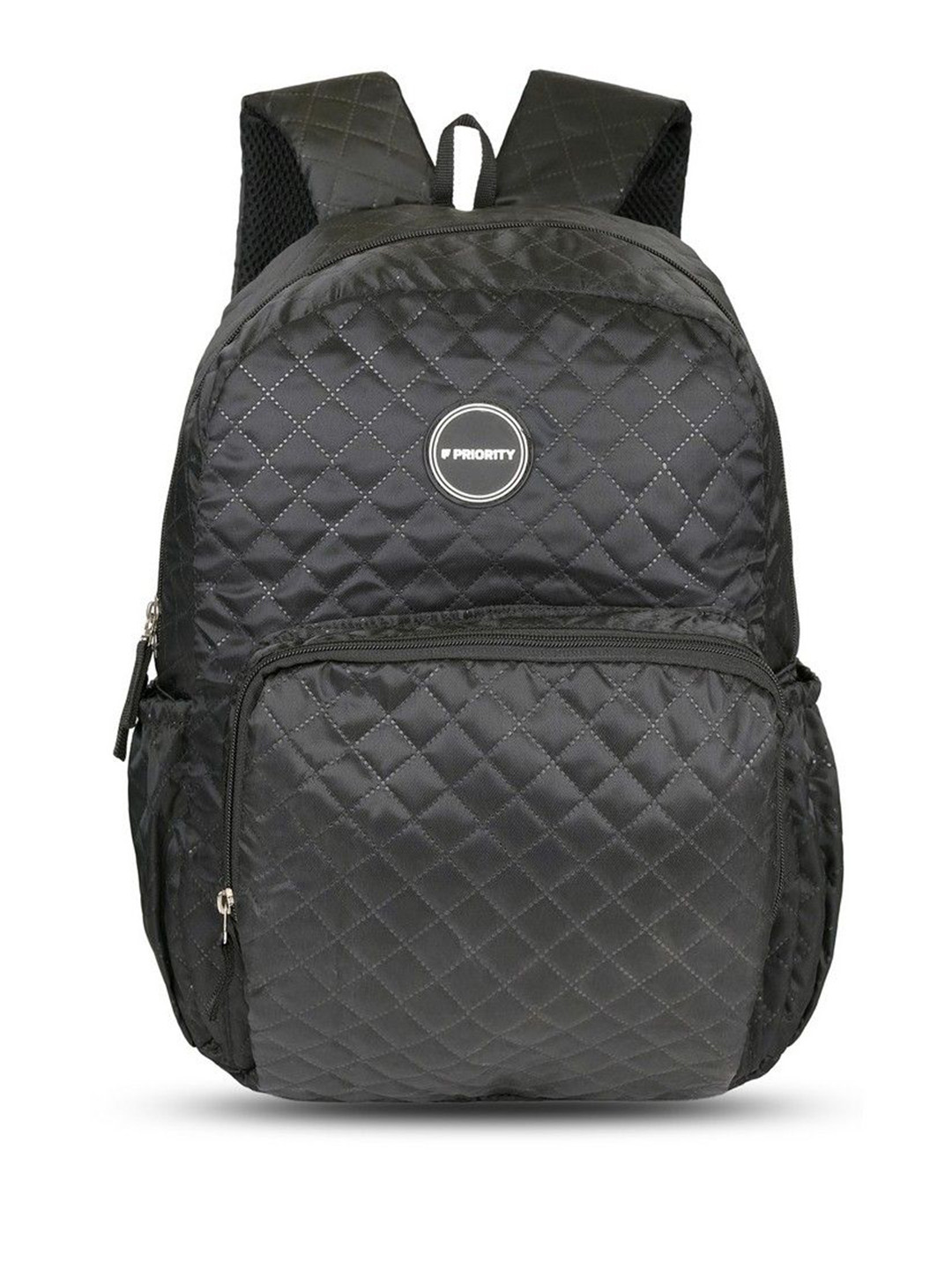 Priority Girls Geometric Backpack With Padded Straps