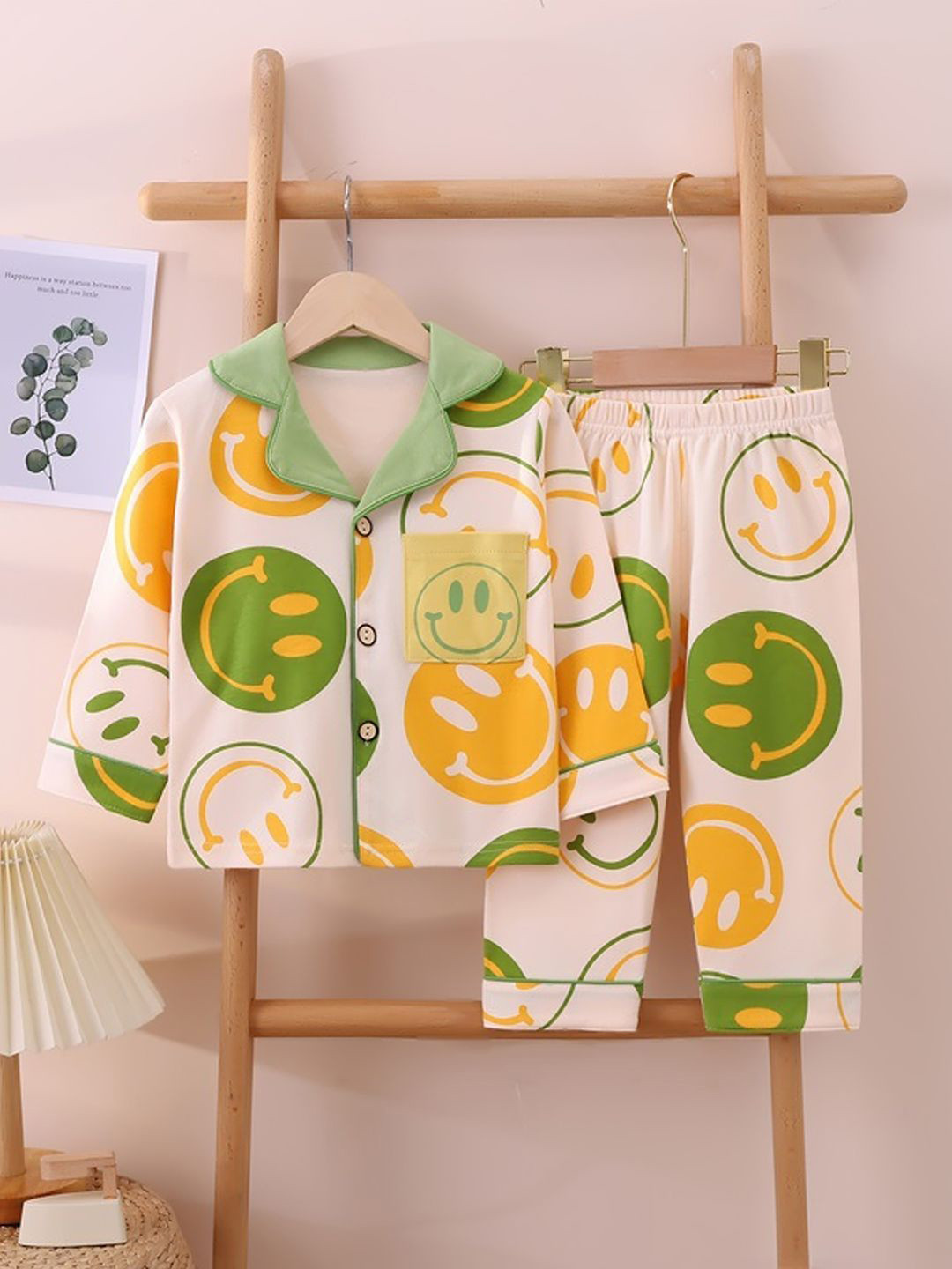 Little Surprise Box LLP Unisex Kids Graphic Printed Soft Cotton Night Suit