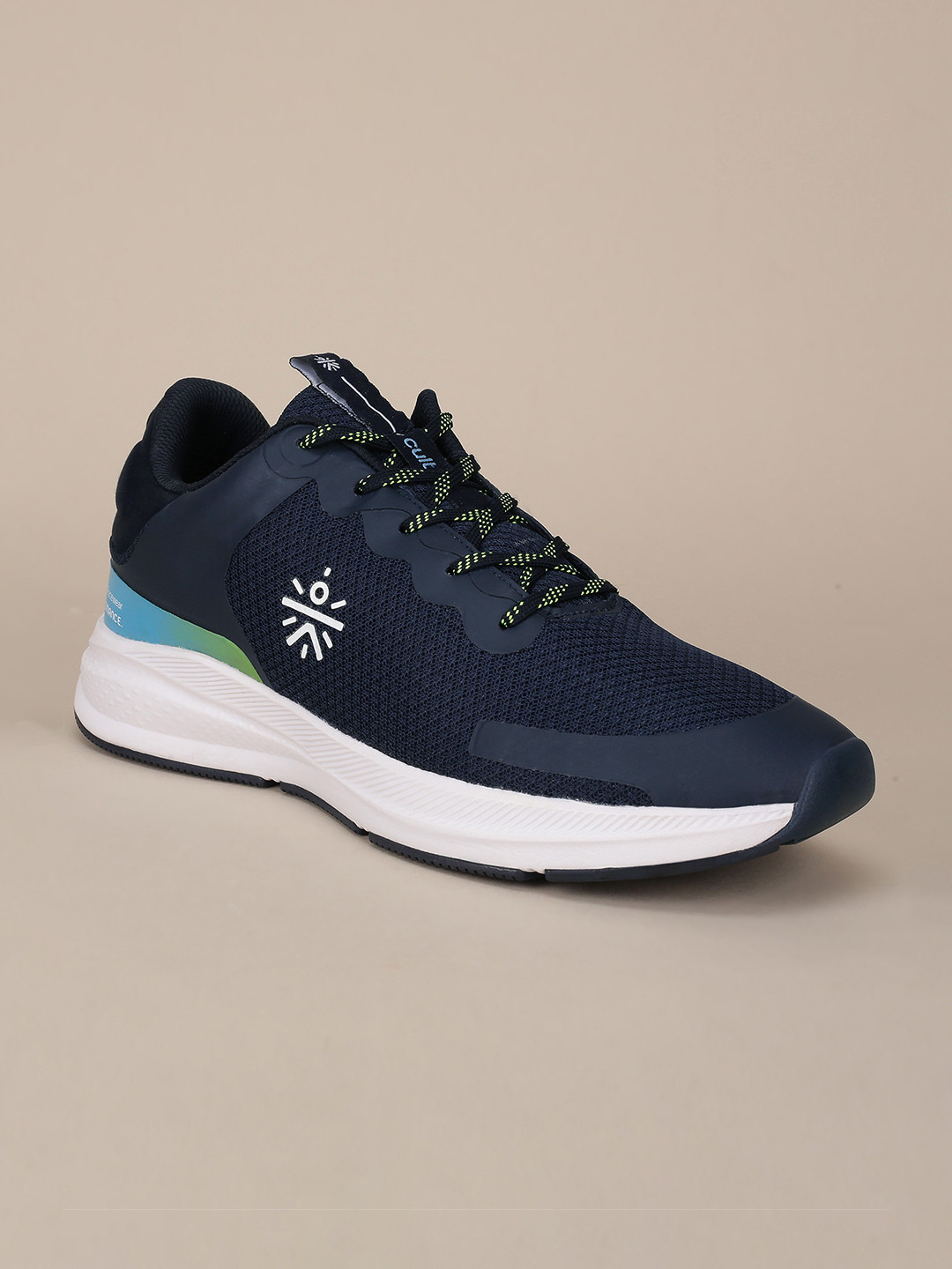 CULT Men's Navy & Green SwiftStride Casual Shoes