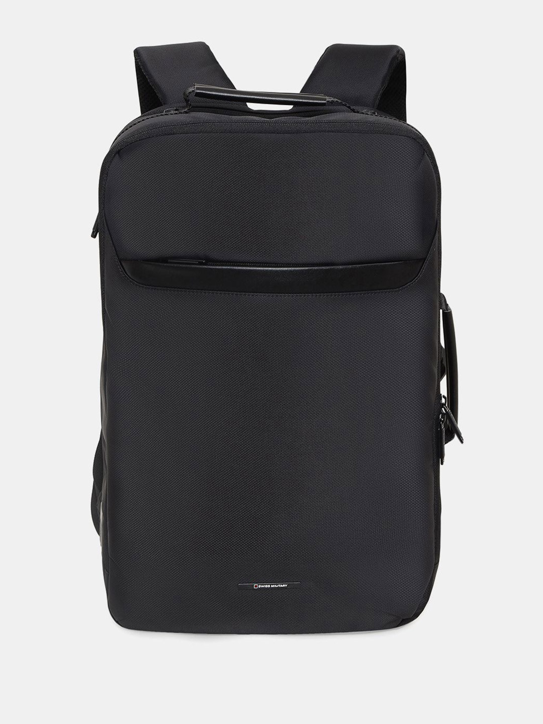 SWISS MILITARY Unisex Solid Backpack With USB Charging Port