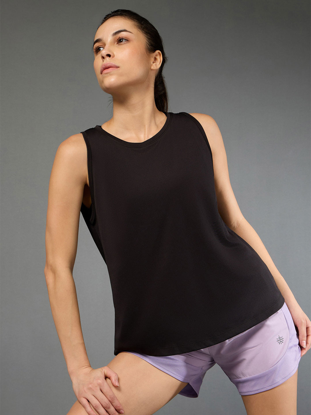 CULT Women's All Day Active Navy Tank