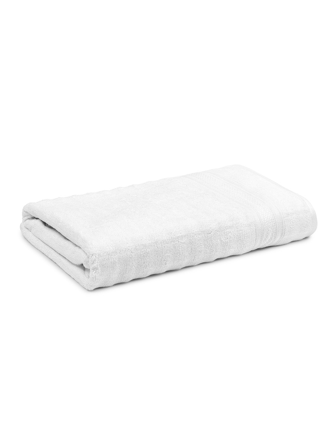 Cuddle Cotton Unisex  Ivory White 1 Cotton 580 GSM Bamboo Bath Towel