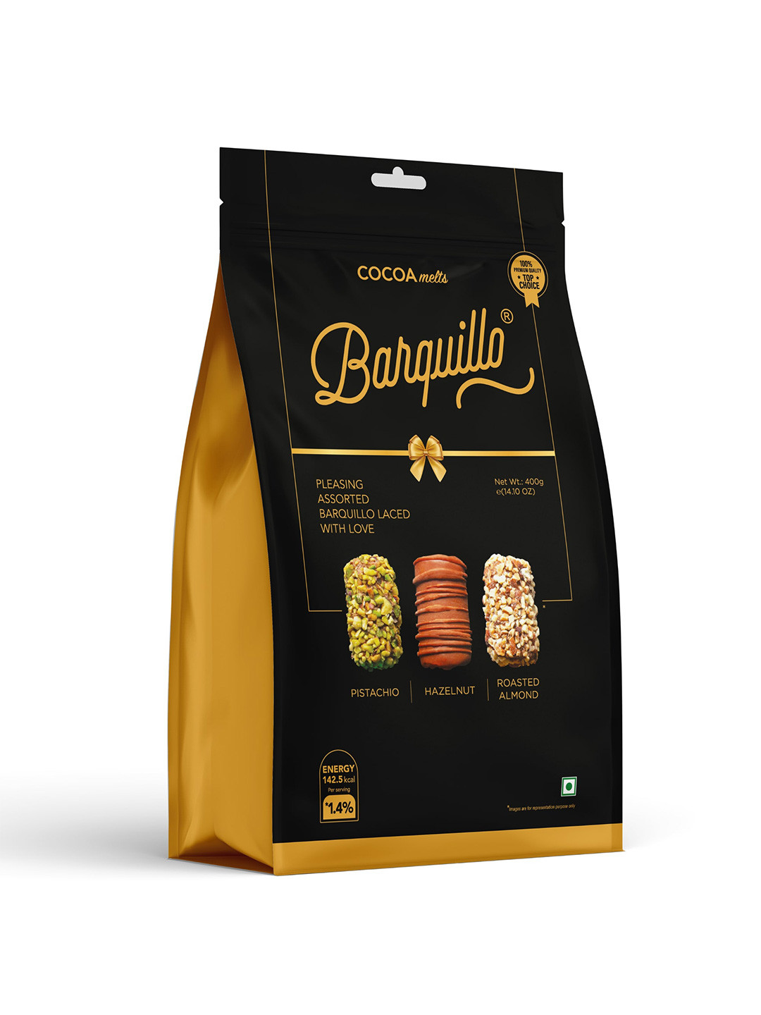 Barquillo 20 Pcs Assorted Premium Chocolate Pack - 400g