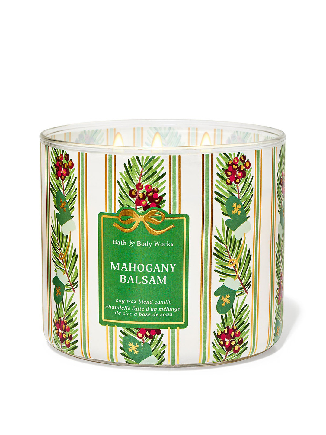 Bath & Body Works Mahogany Balsam 3-Wick Candle