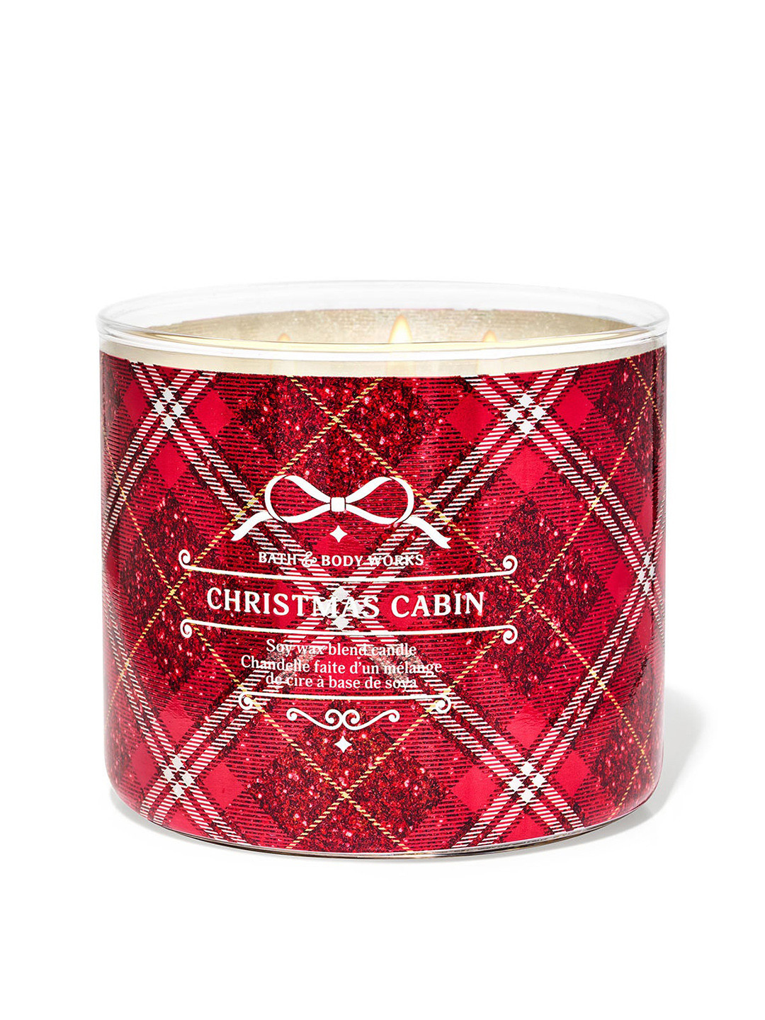 Bath & Body Works Christmas Cabin Soy Wax Blend 3-Wick Candle - 411 g
