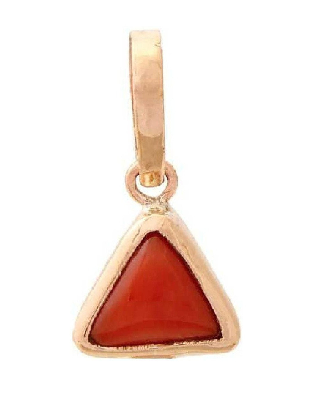 elitemart Men Gold-Plated Triangular Shaped Triangular Shaped Pendant