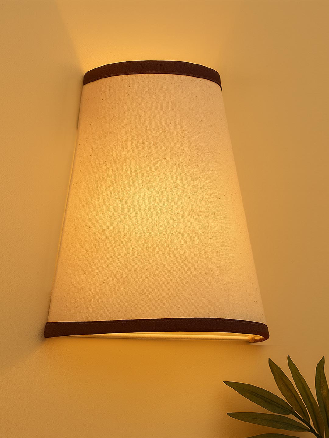 Homesake Beige Wall Mounted Sconce Shade Lamp