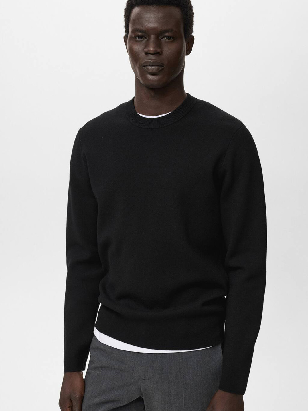 MANGO MAN Crew Neck Pullover