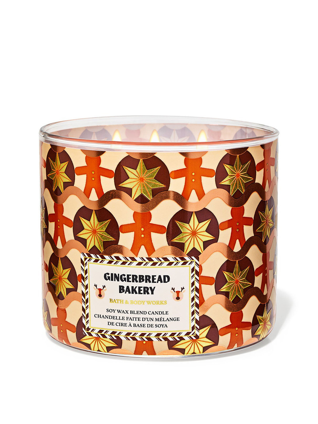 Bath & Body Works Gingerbread Bakery Soy Wax Blend 3-Wick Candle - 411 g