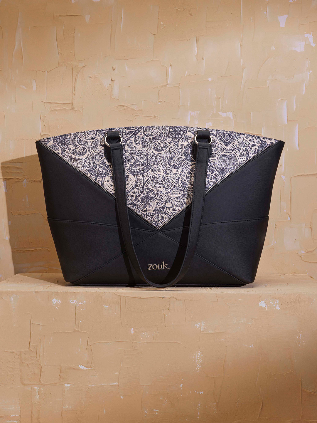 ZOUK Women Floral Printed Structured Rhea Kapoor Shoulder Bag - Colaba Shirin