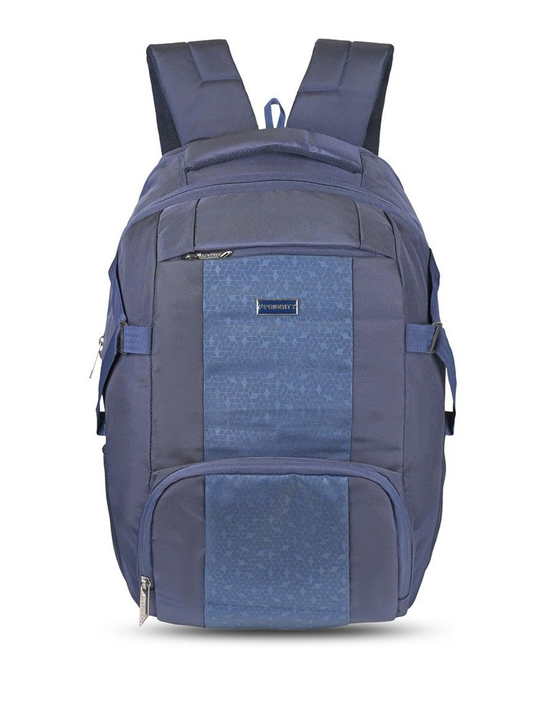 Priority Unisex Printed Panel With Geometric Motifs Backpack
