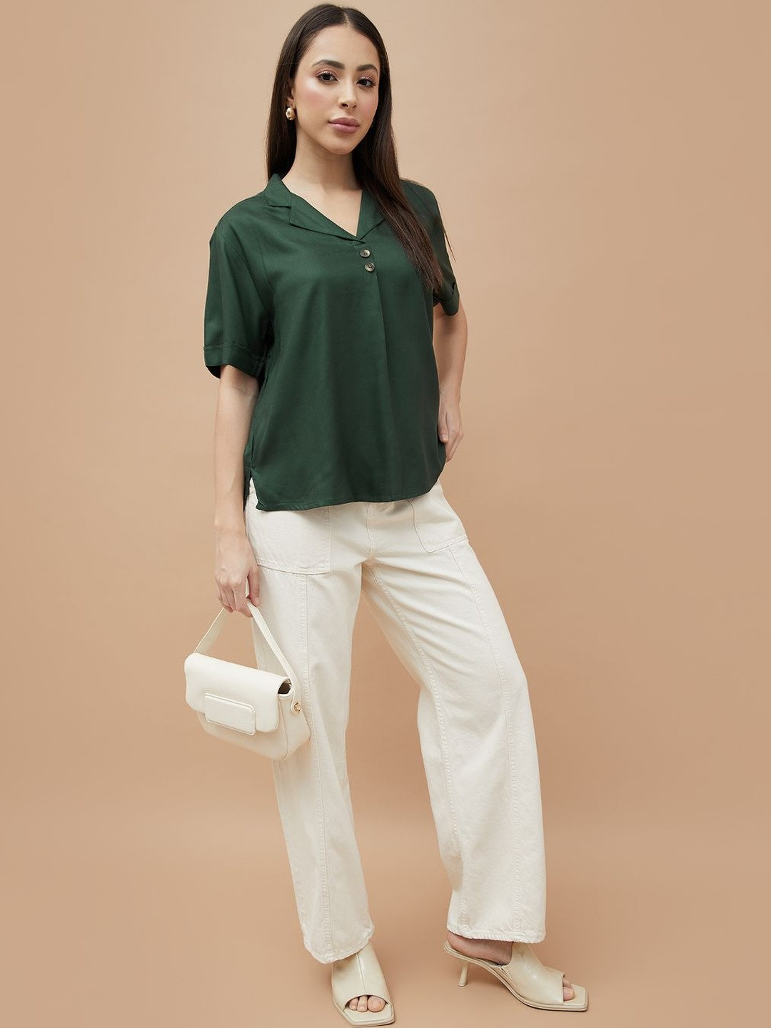 Fame Forever by Lifestyle Women Solid Viscose Rayon Top