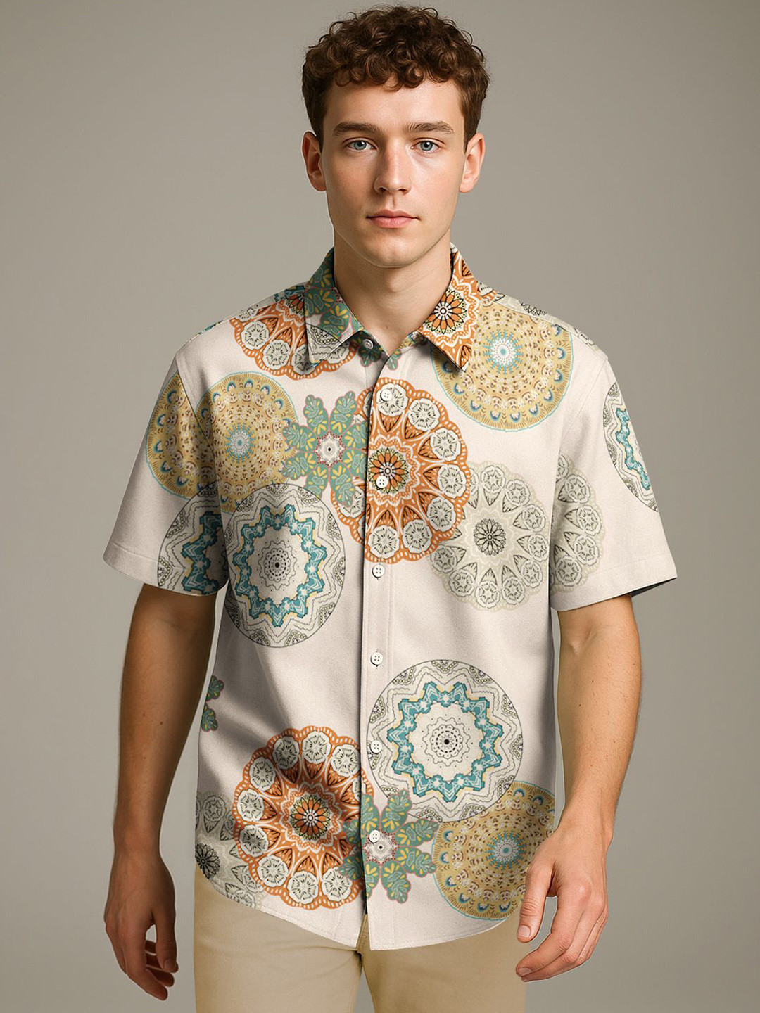 BULLMER Men Floral Printed Shirts