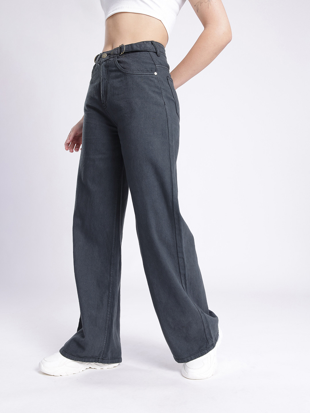 glitchez Women Baggy Jeans