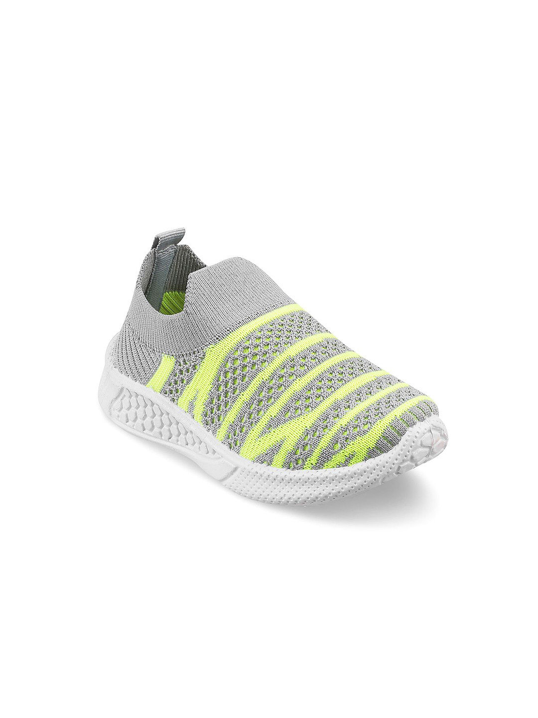 SHOESFORJUNIORS Kids Woven Design Slip-On Sneakers