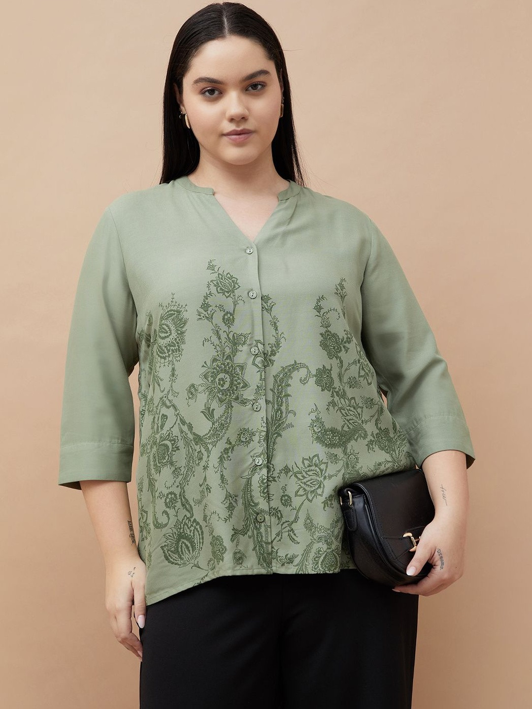 Nexus by Lifestyle Women Viscose Rayon Plus Size Top