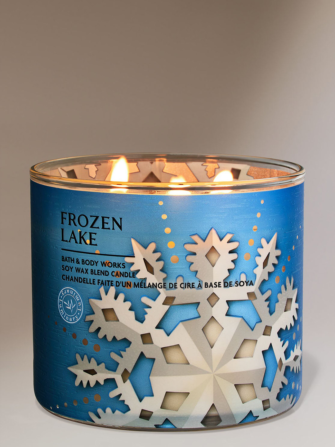 Bath & Body Works Frozen Lake Soy Wax Blend 3-Wick Candle - 411 g