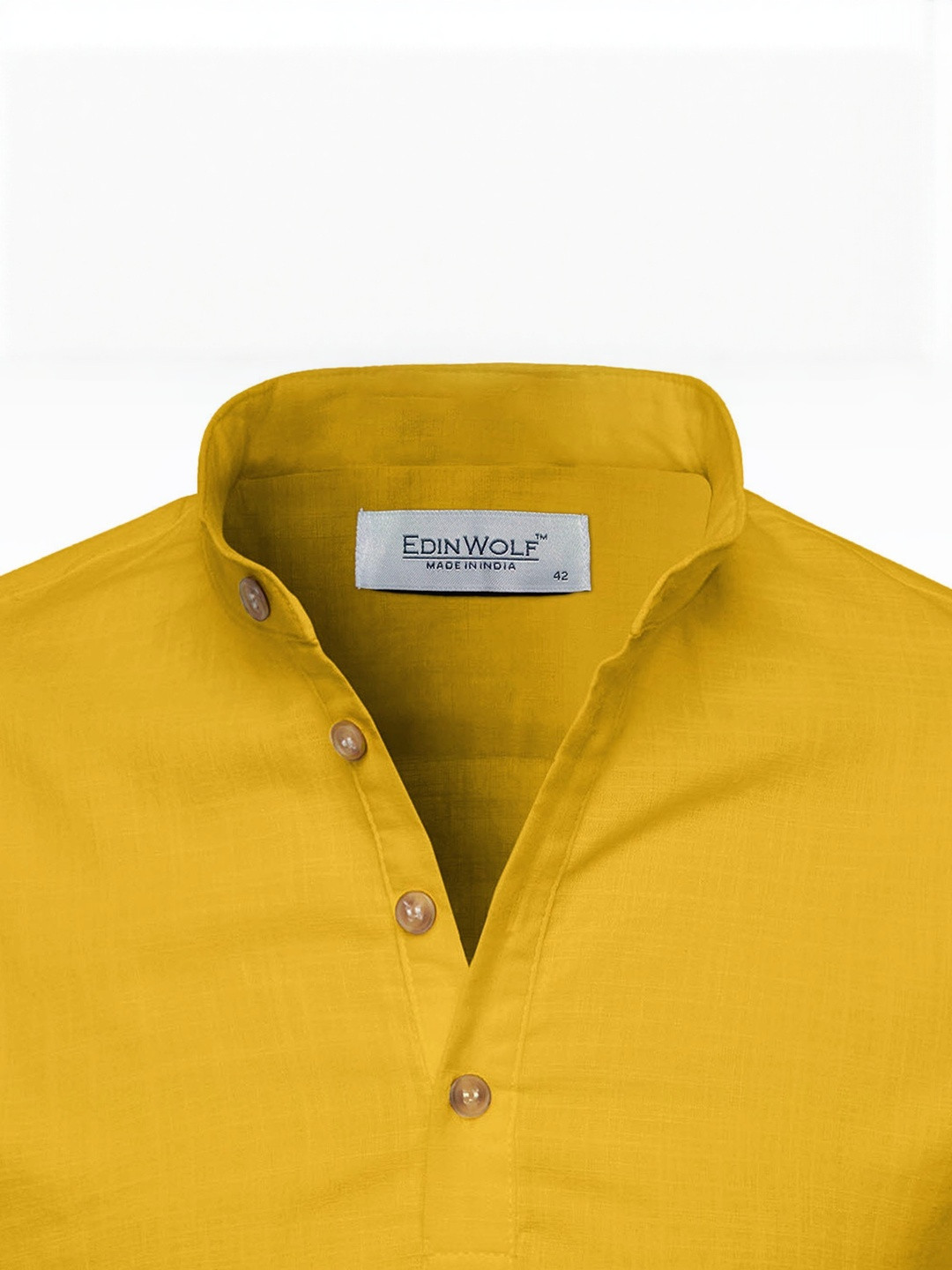 Edin Men Solid Ethnic Dress Long Sleeve Kurta