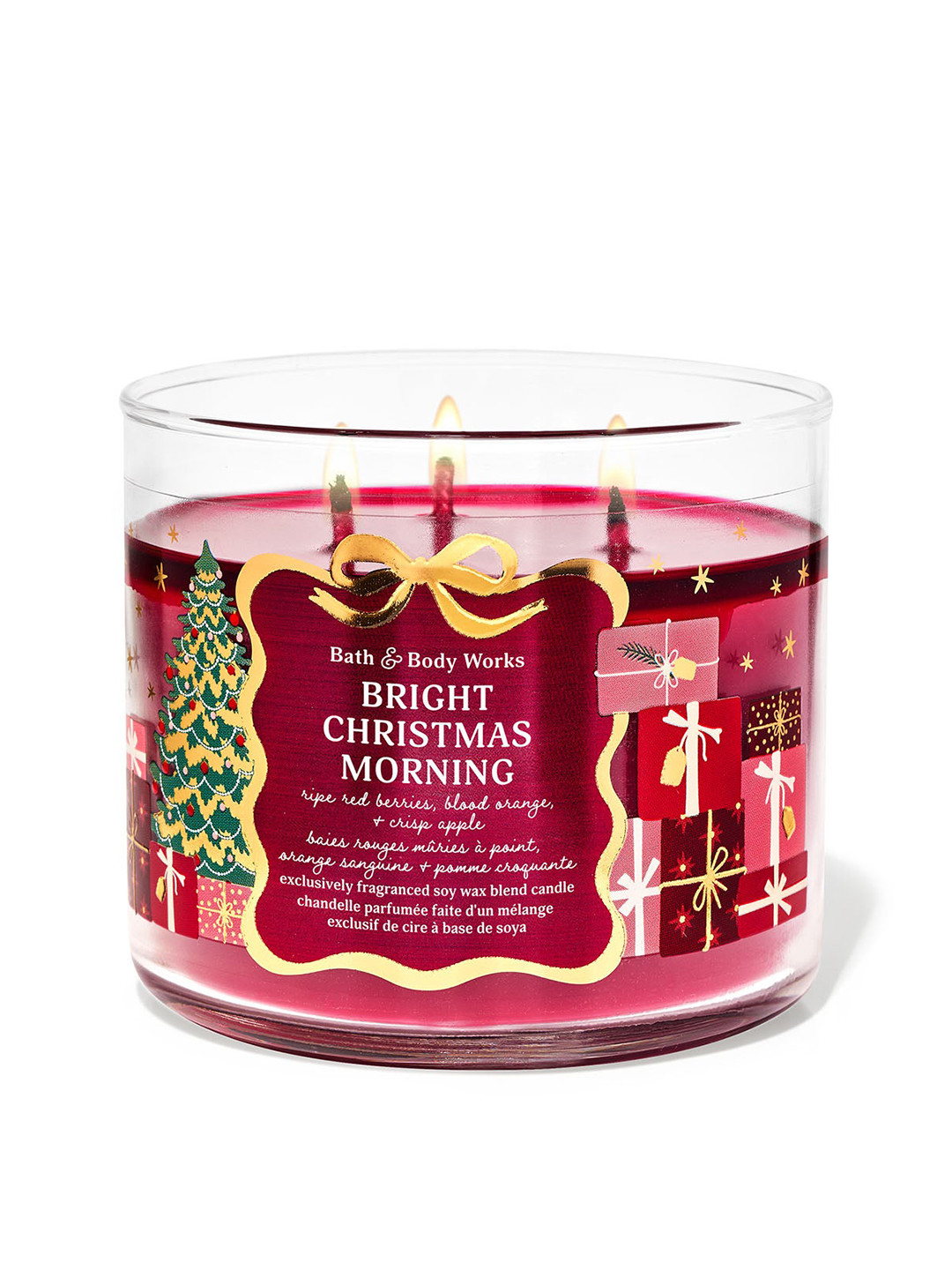 Bath & Body Works Bright Christmas Morning 3-Wick Candle