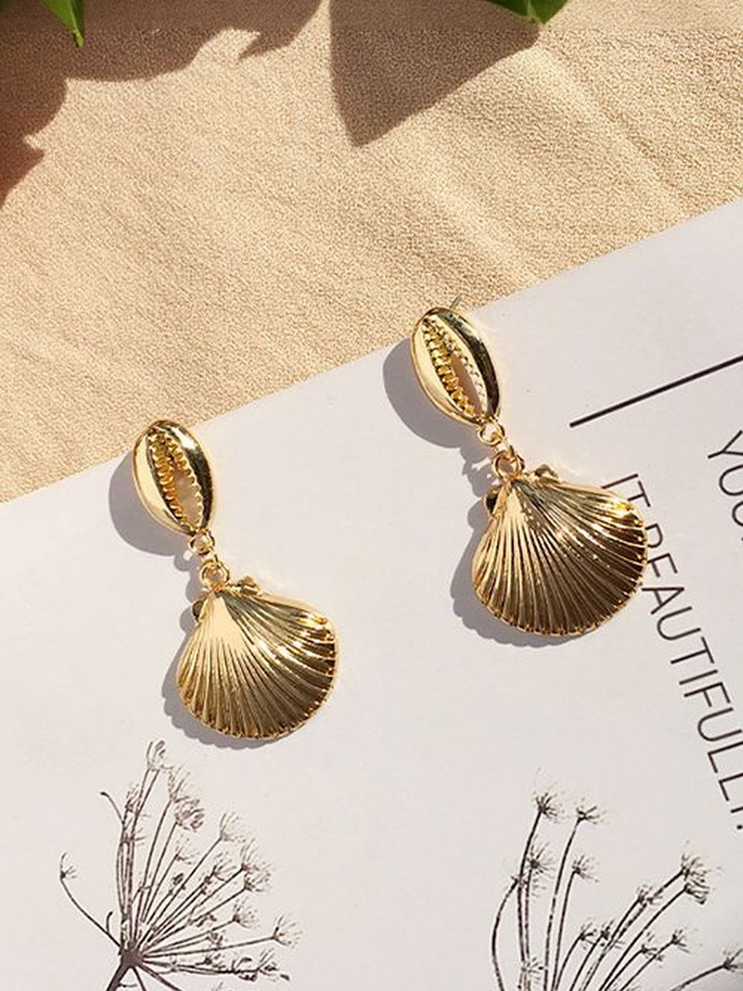 Stoln Starfish Shell Shaped Drop Earrings