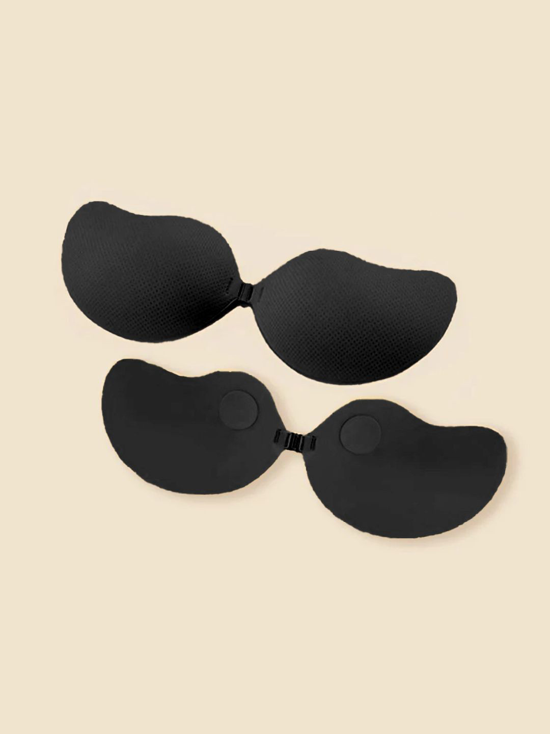 FIMBUL Stick-On Mango Shape Strapless Invisible Sticky Bra with Front Closure
