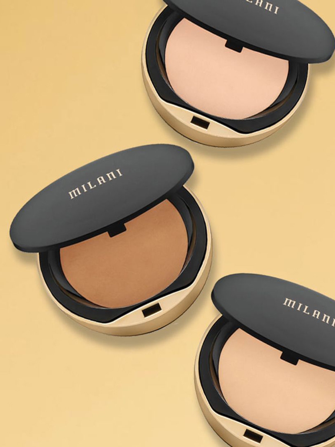 MILANI Conceal + Perfect Shine Proof Compact Powder - 12.3 g - Medium Deep 08