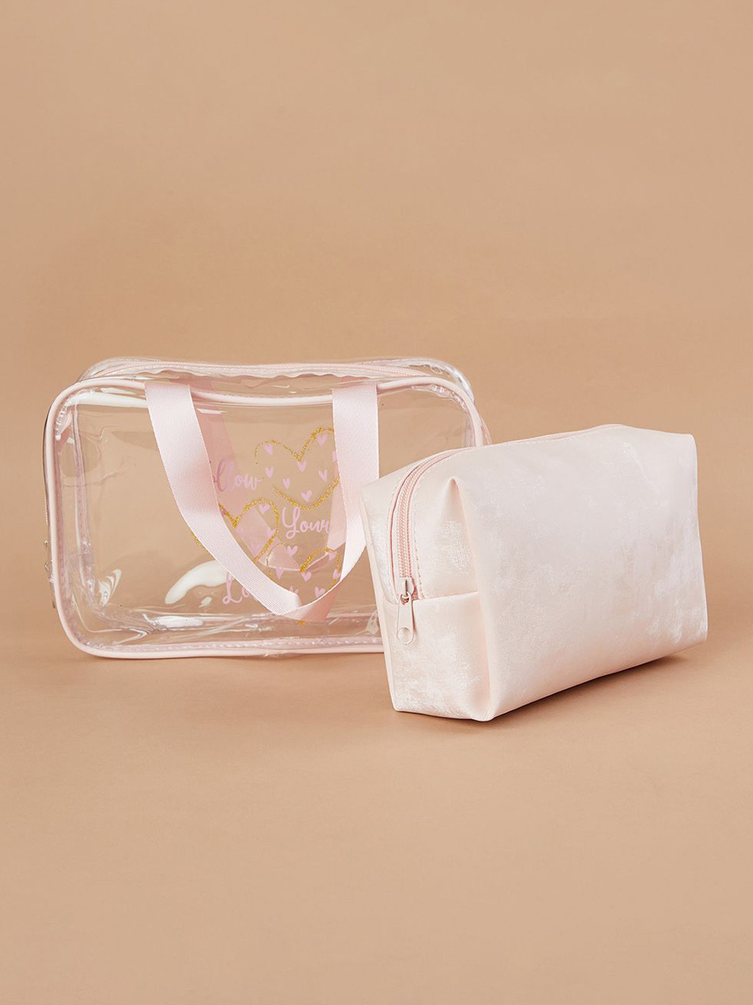 Ginger by Lifestyle 2  Pieces Other Prints Vanity Bag Travel Accessory