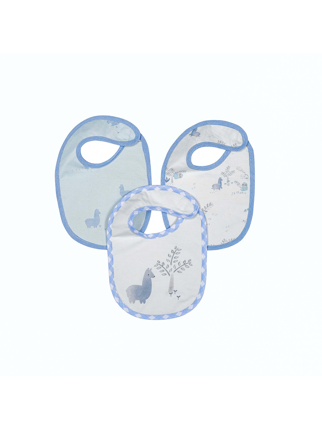 mothercare Infant Boys Pack Of 3 Sloth & Friends Printed Bibs