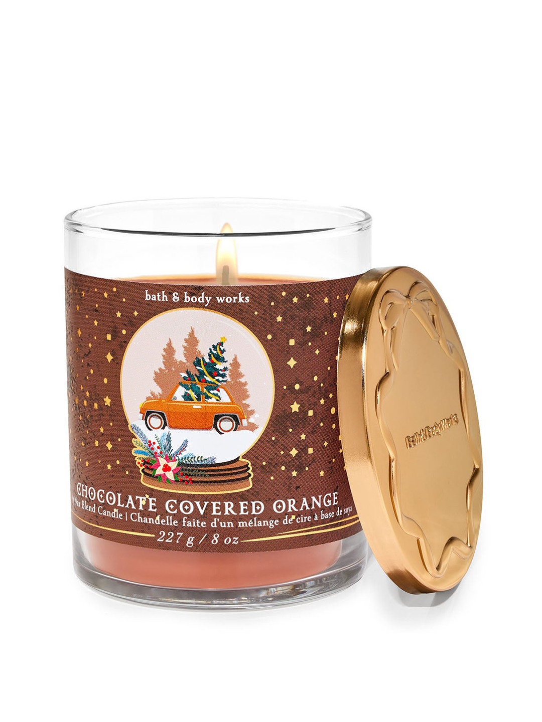 Bath & Body Works Chocolate Covered Orange Single Wick Candle