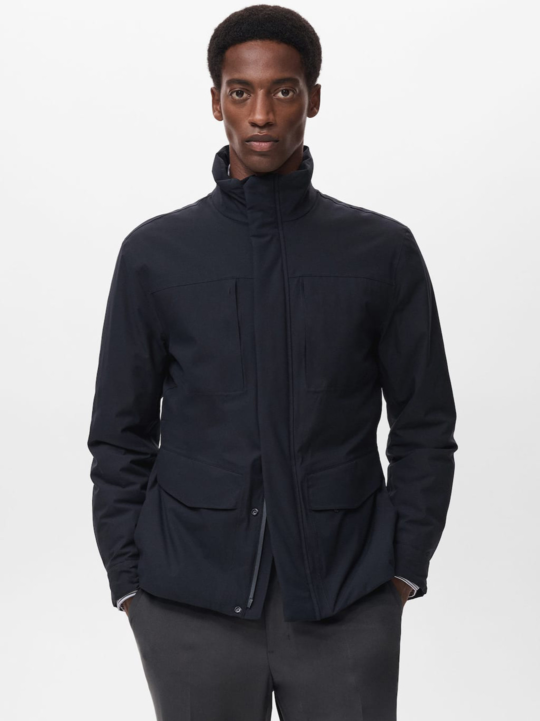 MANGO MAN Water Resistant Thermolite Tailored Jacket