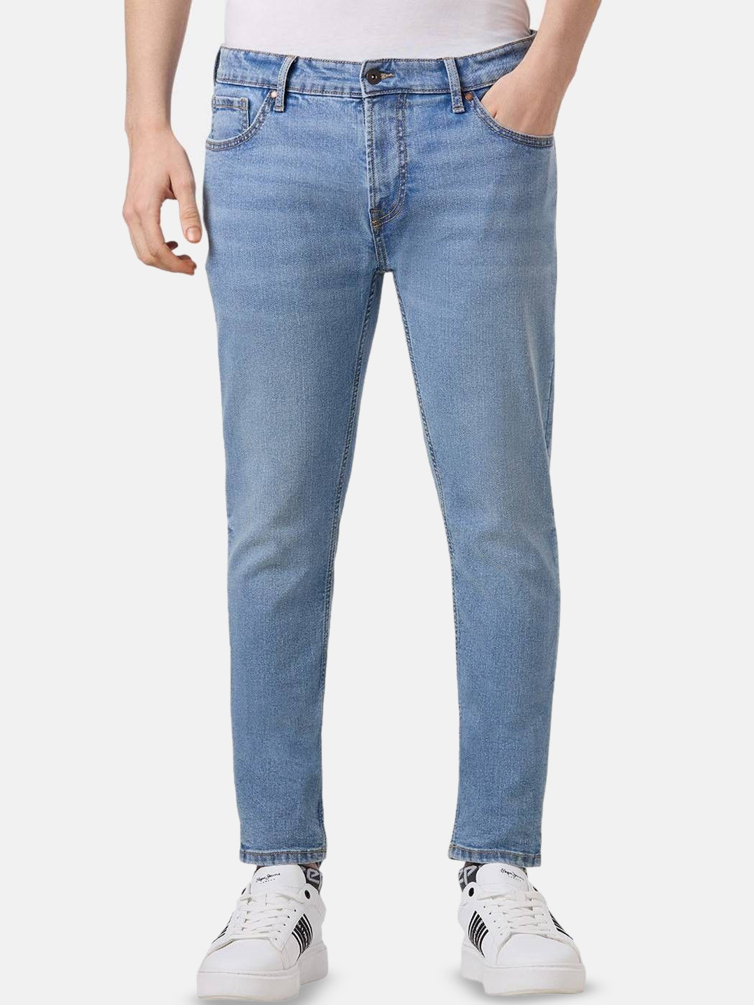 Pepe Jeans Men Blue Clean Look Skinny  Jeans