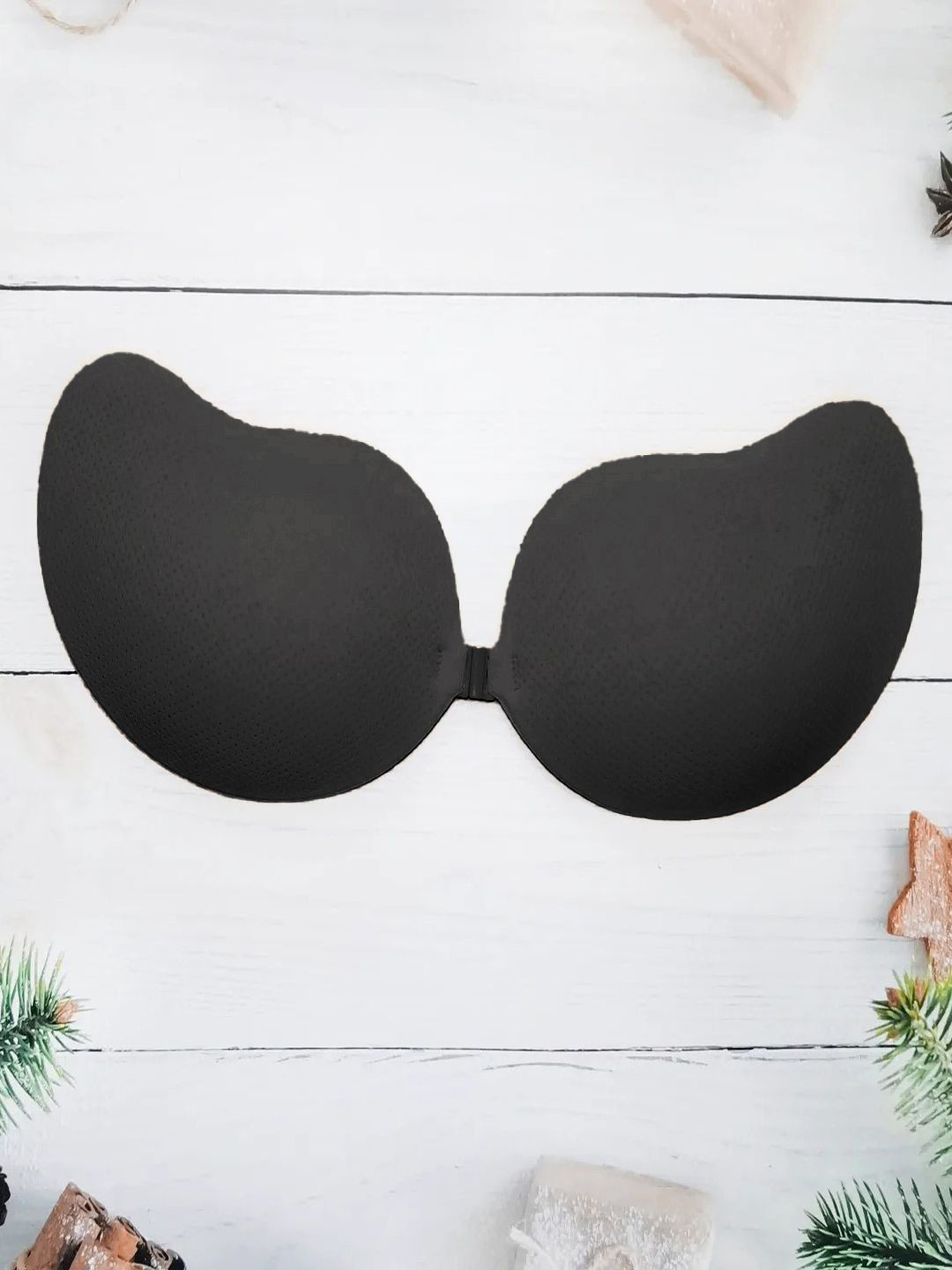 FIMBUL Women Mango Shape Strapless Invisible Sticky Bra Lingerie accessories