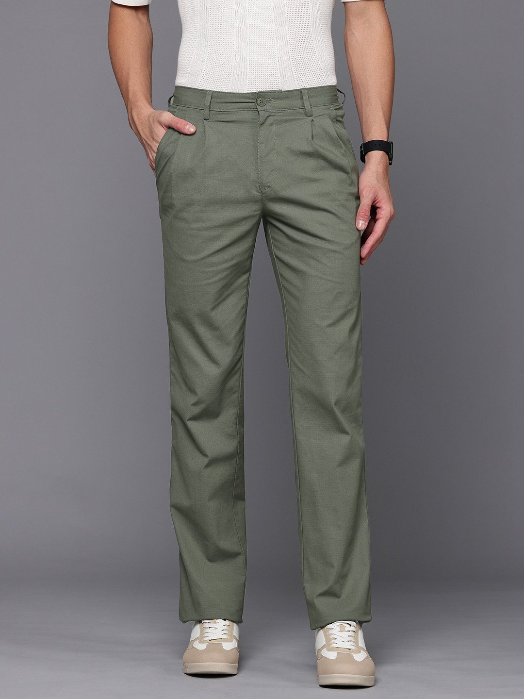 Allen Solly Men Chinos Trousers