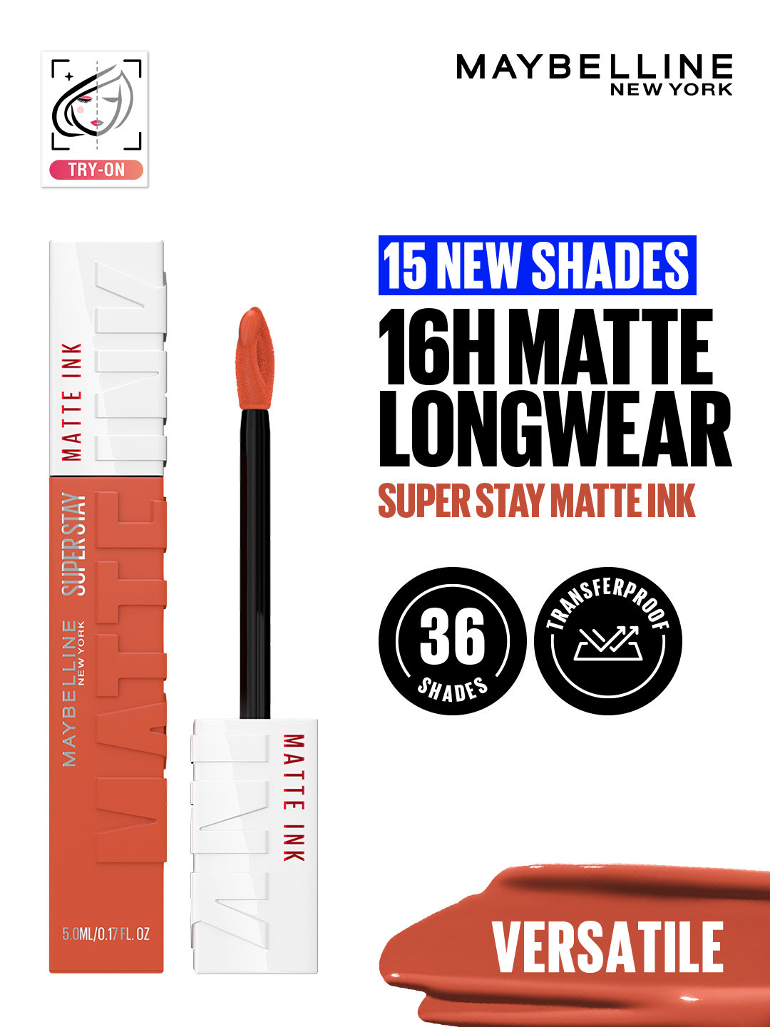 Maybelline New York Super Stay Matte Ink Liquid Lipstick 5 ml - Versatile 210