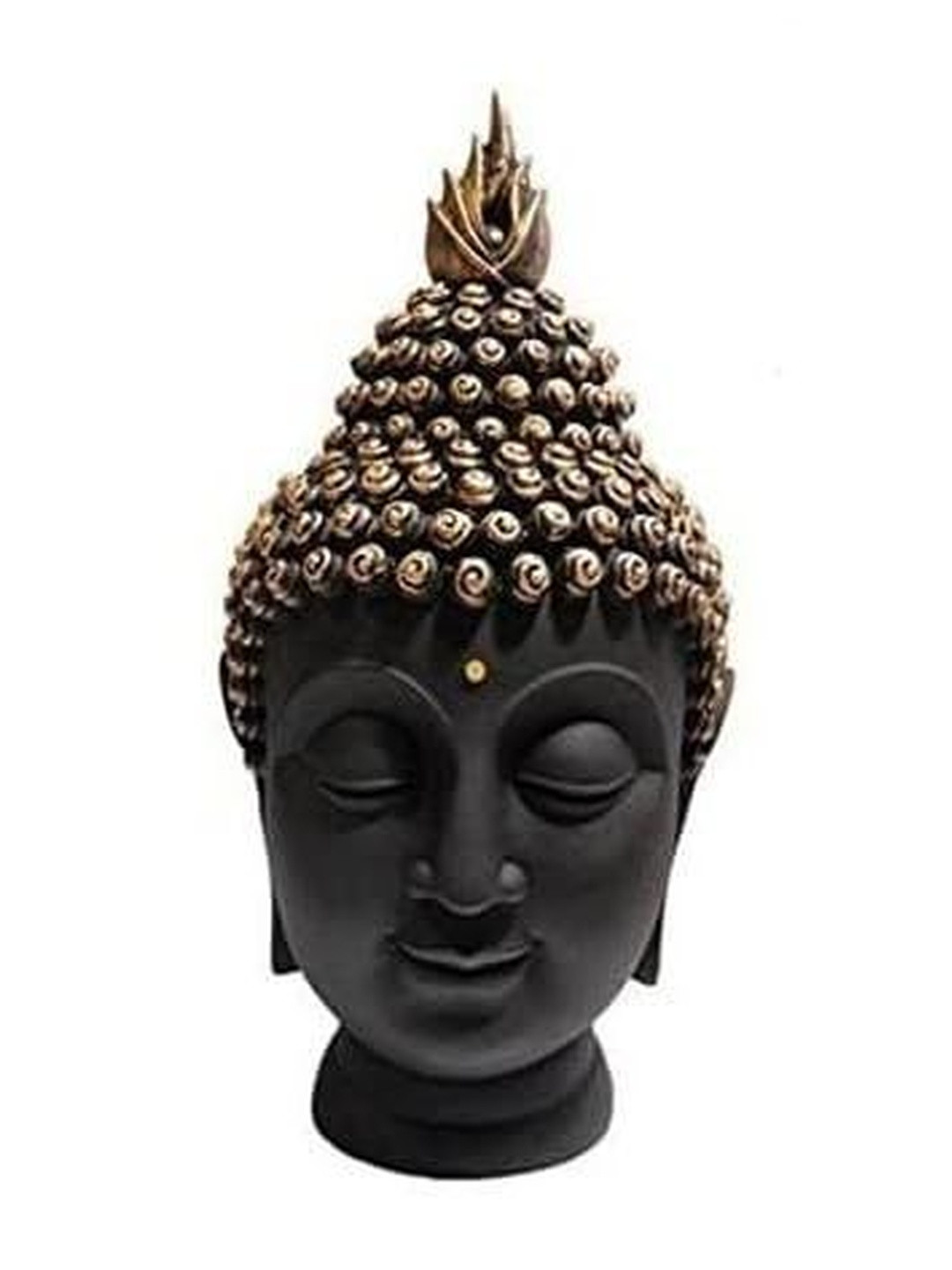 APNA KANHA Black Buddha Idol Showpiece