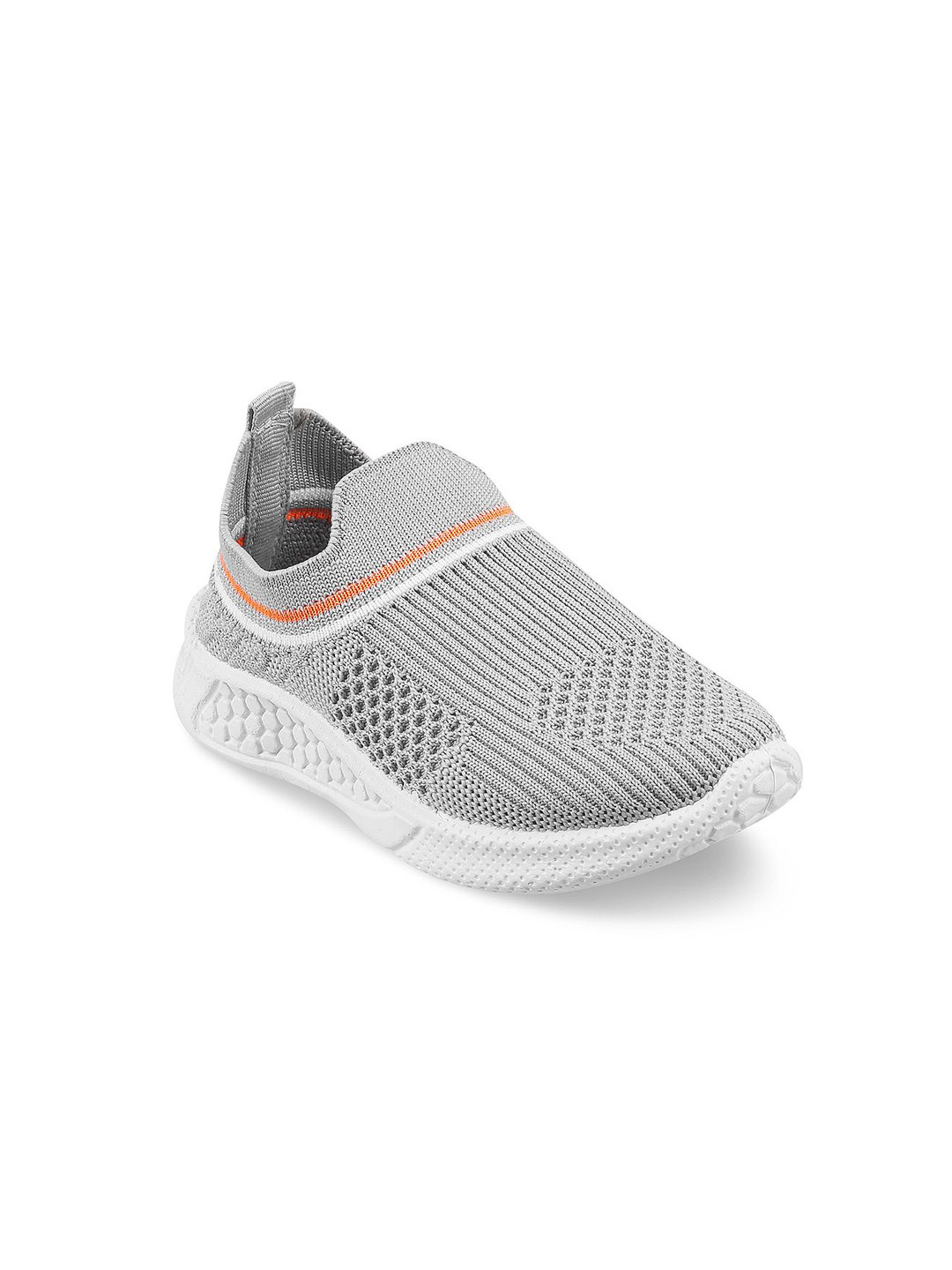 SHOESFORJUNIORS Kids Self Design Round Toe Mesh Slip-On Sneakers