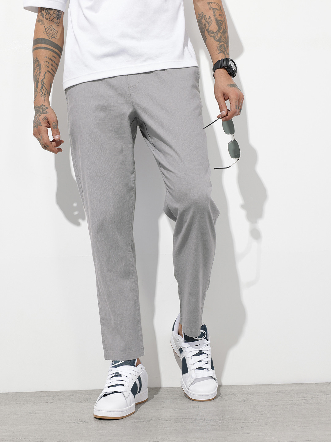 The Roadster Life Co. Men Relaxed Fit Trousers