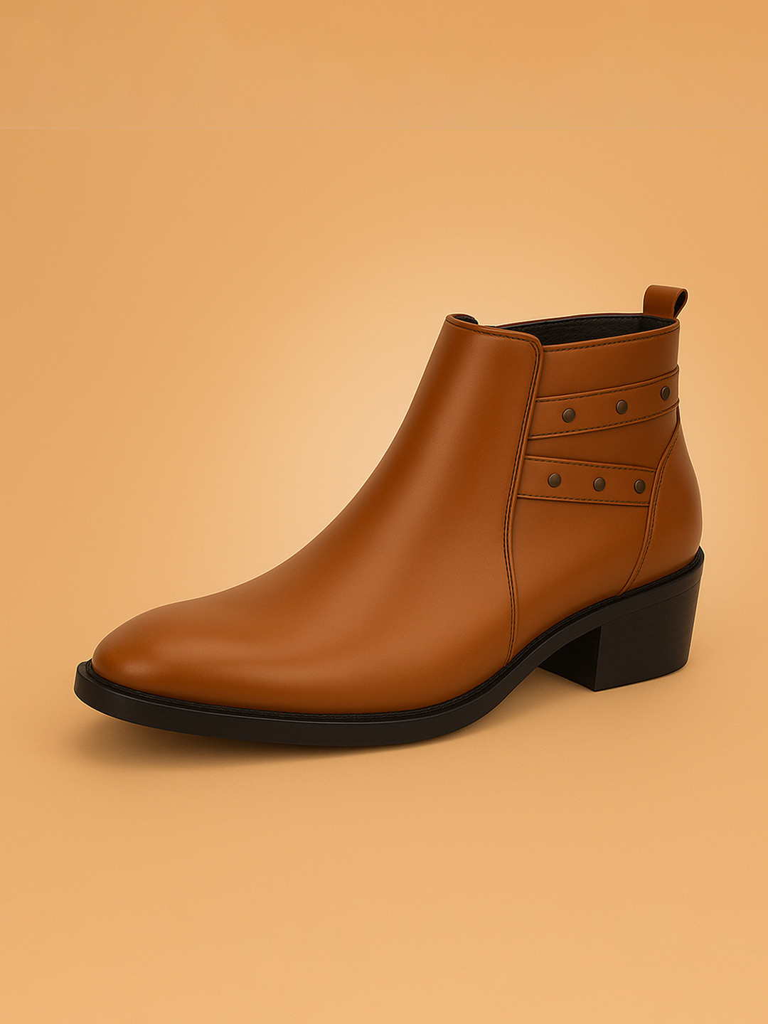 Bxxy Men High Heel Ankle Chelsea Boots