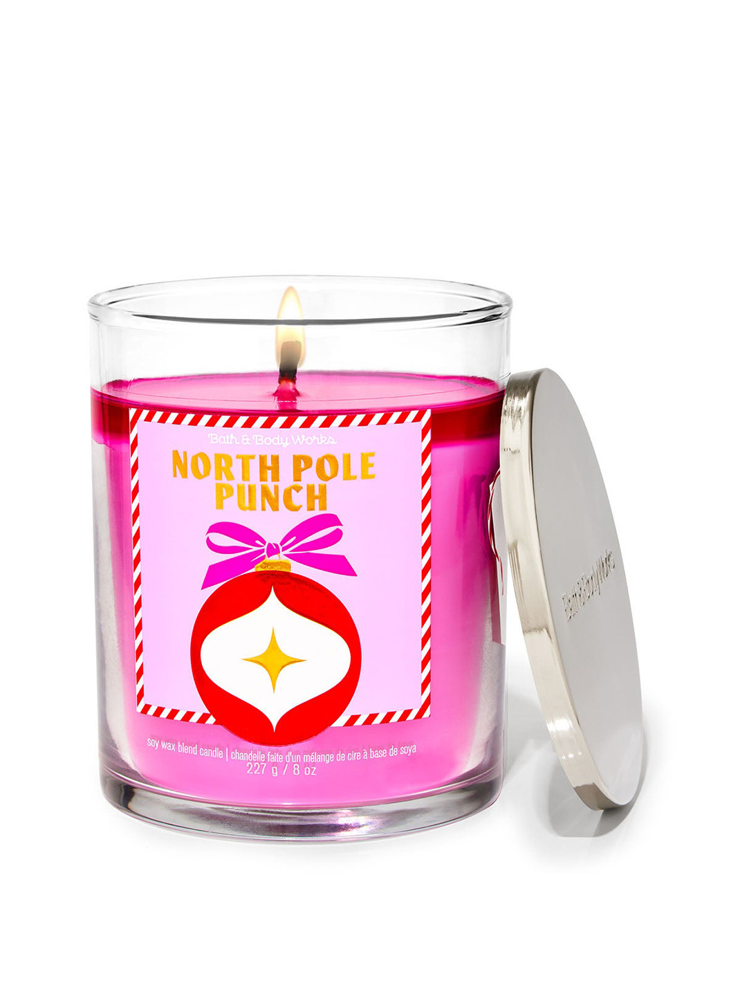 Bath & Body Works North Pole Punch Single Wick Candle