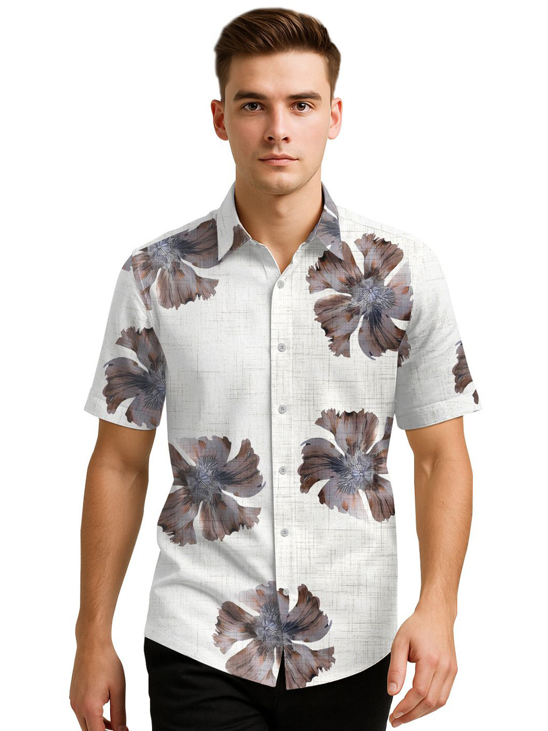 BULLMER Men Floral Printed Shirts