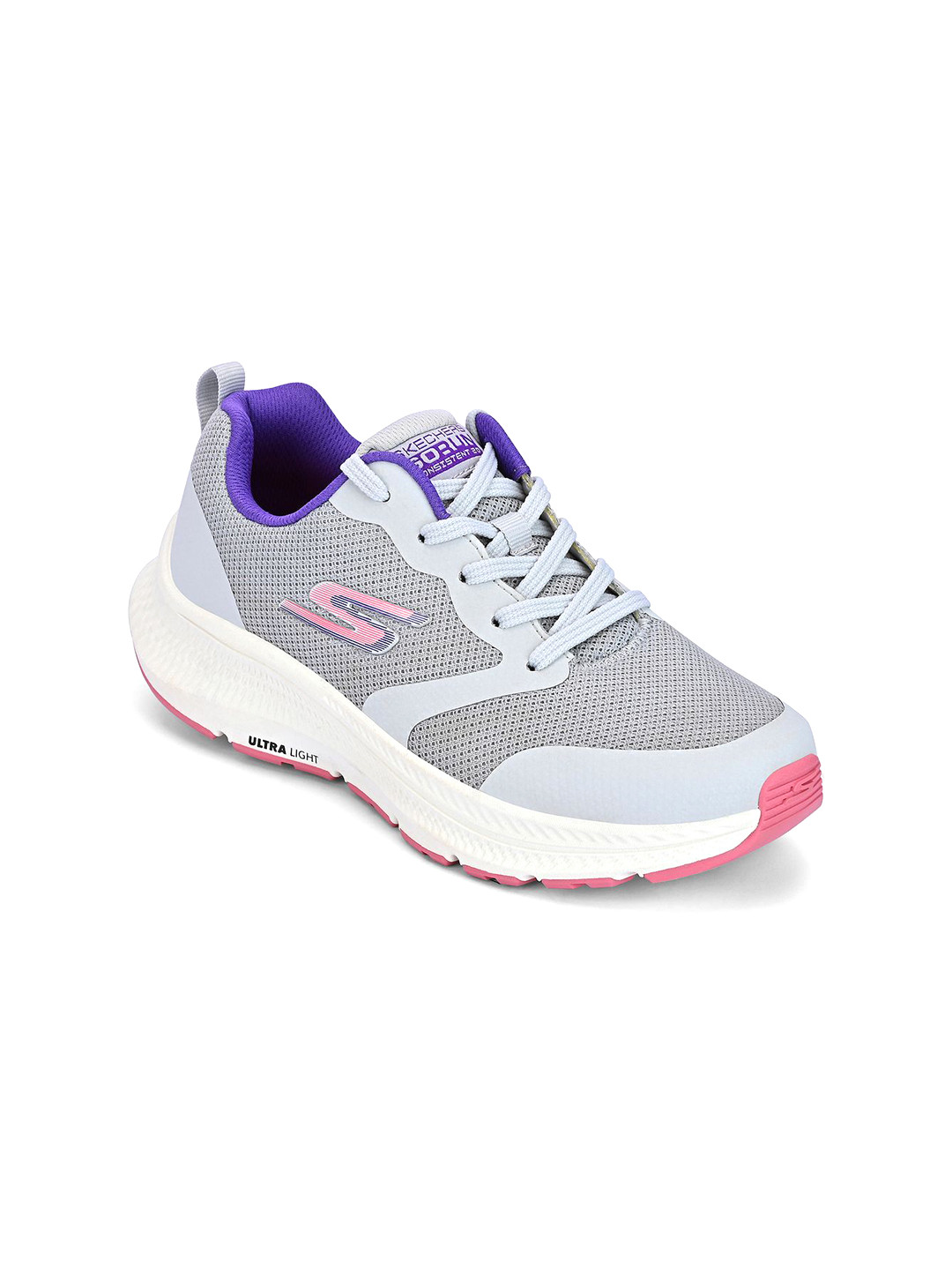 Skechers Go Run Consistent Women Woven Design Casual Lace-Ups Sneakers
