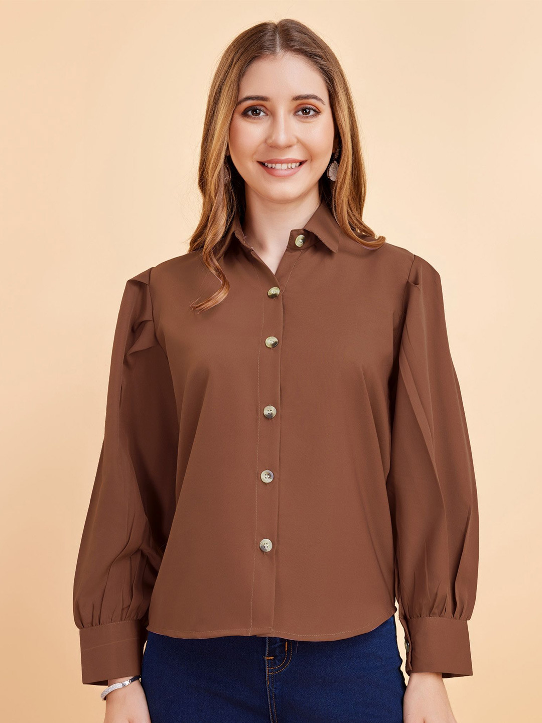 ANN SPRINGS Women Standard Casual Shirt