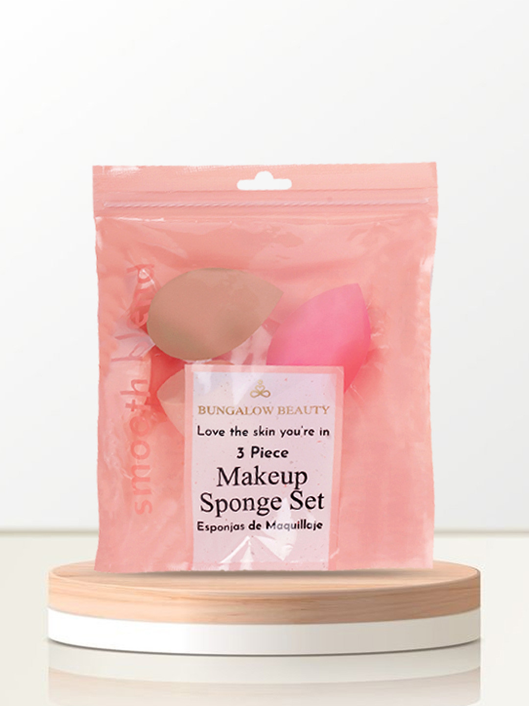 BUNGALOW BEAUTY Set Of 3 Makeup Blending Sponges