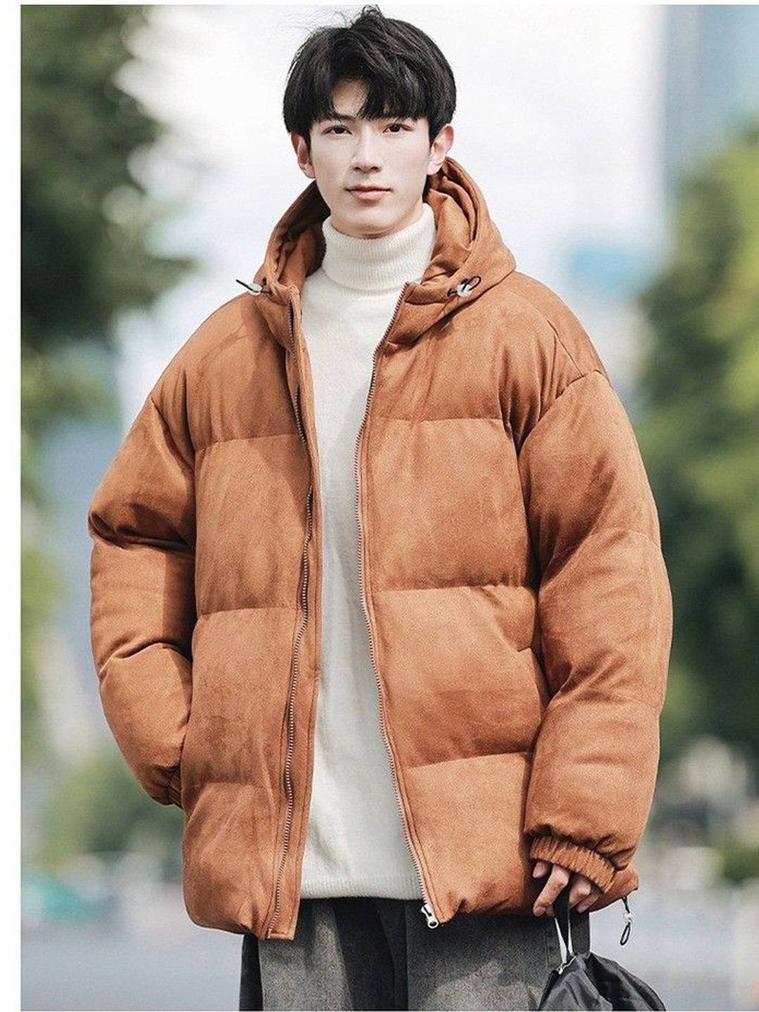 HERE&NOW Men  Long Sleeves Regular Fit Polyester Jacket