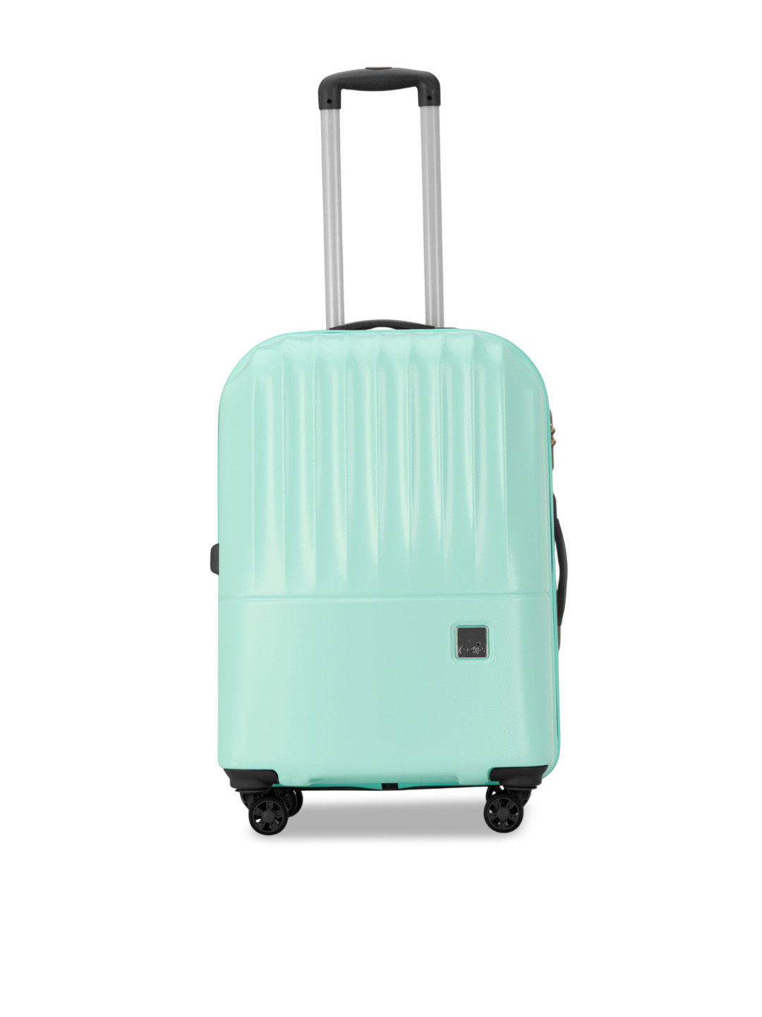 Genie Plamplus Women Hard-Sided MediumTrolley Bag