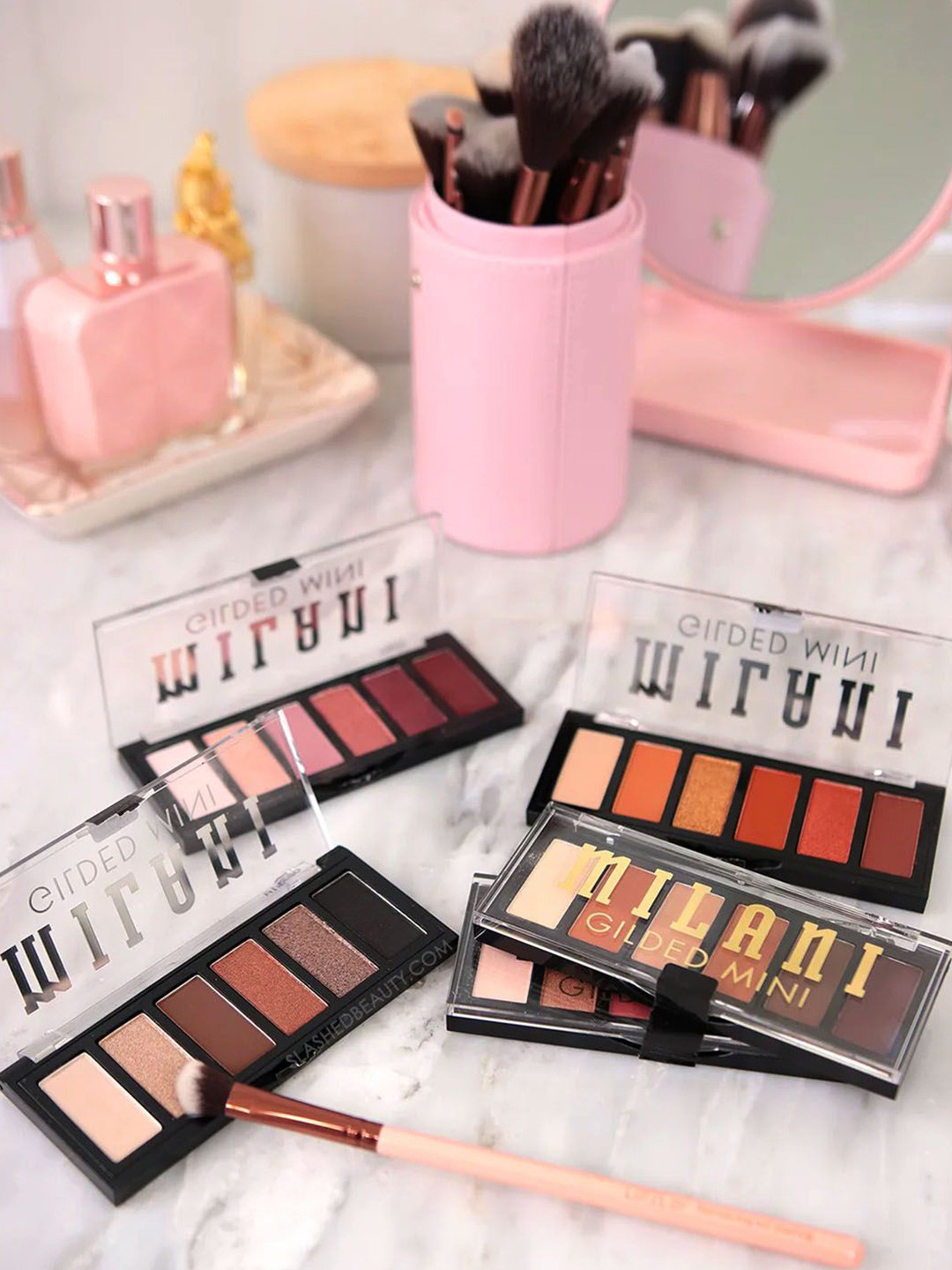 MILANI Glided Mini Eyeshadow Quads - Whiskey Business